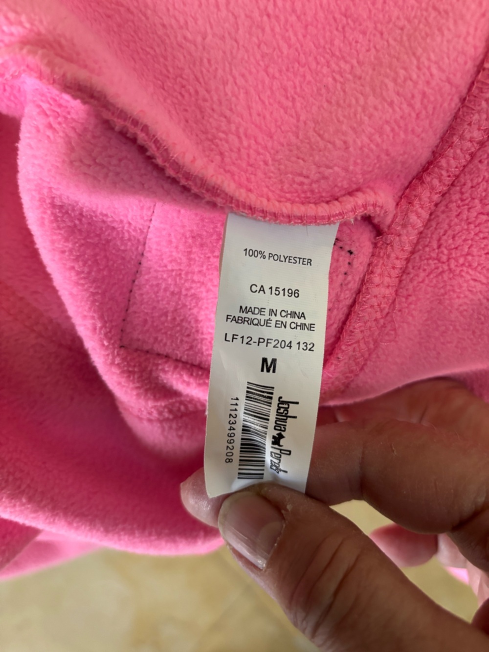 Pink JP Co. Fleece Zip-Up Jacket - Picture 11 of 15